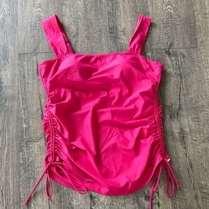 Summersalt The Cinched Square Neck Tankini Top size 12